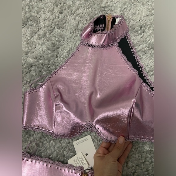 Alice McCall Set Barbie metallic pink two piece - Picture 5 of 10